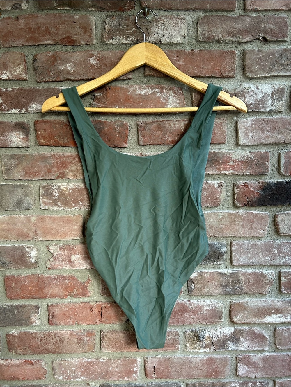 Aerie Womenβs Olive Green One-Piece Swimsuit